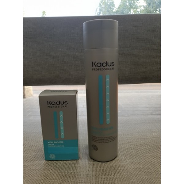 kadus קאדוס סט נגד נשירה הכולל שמפו 250 מל ואמפולות 6X10 מל