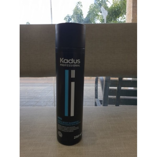 kadus קאדוס שמפו לגבר לגוף ולשיער ממריץ את הקרקפת 250 מל