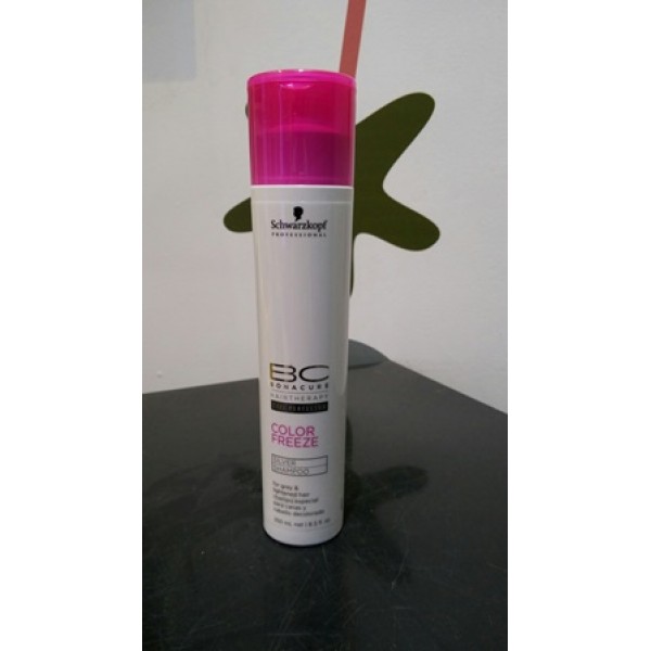 שוורצקופף BC Color Freeze Silver Shampoo - שמפו קולור פריז סילבר - לשיער אפור ומובהר 250 מל