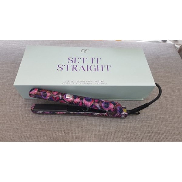 מחליקי שיער PYT בצבע ורוד טווס