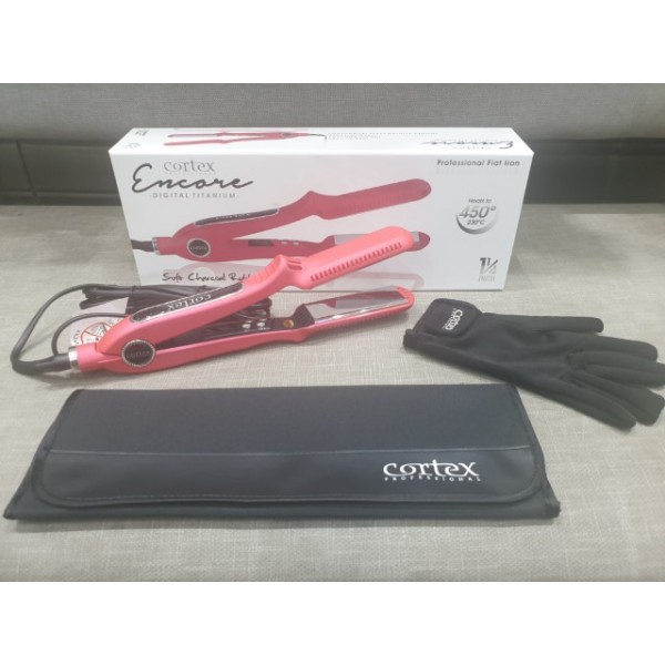 מחליק שיער טיטניום דיגיטלי רחב אנקור קורטקס CORTEX