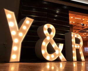 אותיות מוארות ענקיות