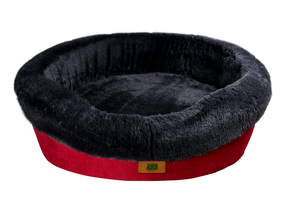 מיטת כלבים -דונאט L - בורדו 