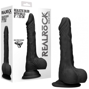 דילדו איכותי עם סטראפ און 20 ס"מ 