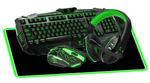 סט גיימינג כולל אוזניות + עכבר + מקלדת + פד COBRRA Z4