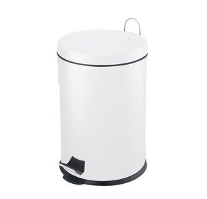 פח סגירה שקטה לבן מט