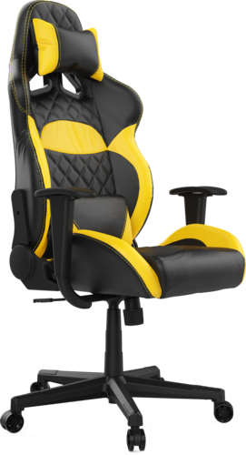 כיסא גיימינג שחור צהוב Gamdias Zelus E1 