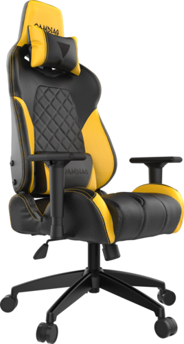 כיסא גיימינג שחור צהוב Gamdias  Achilles E1 