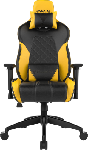כיסא גיימינג שחור צהוב Gamdias  Achilles E1 