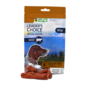 חטיף נקניקיות בקר ללא דגנים 