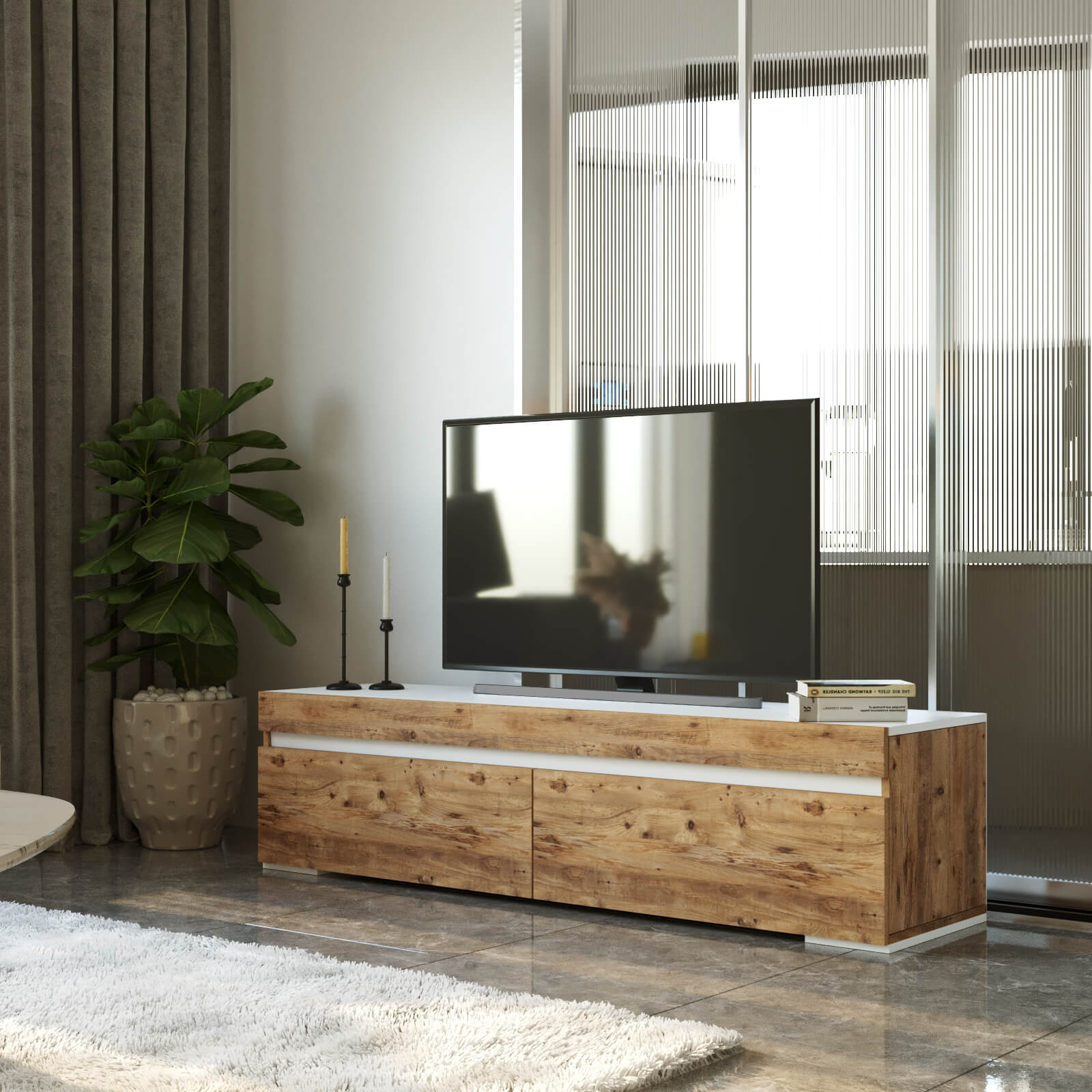 מזנון דגם פריז אלון בשילוב לבן