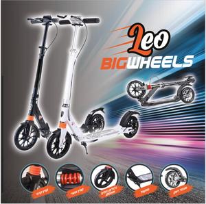 קורקינט גלגלים גדולים מעצור דיסק - LEO