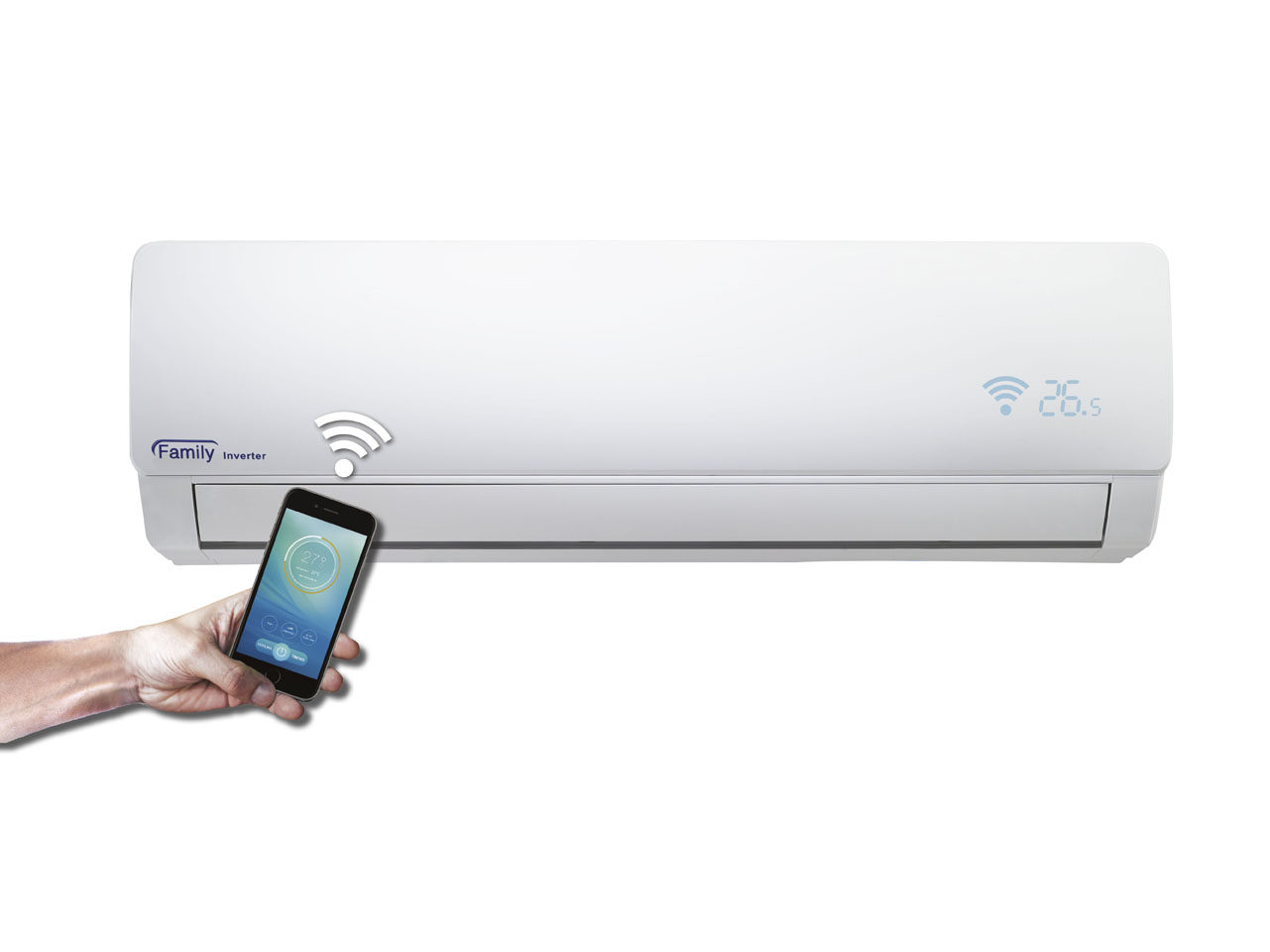 מזגן פמילי ליין עילי Wifi 12 Inverter