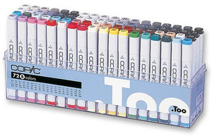 סט 72 טושים קופיק קלאסיק B