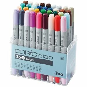 סט 36 טושים קופיק צ'או סט E