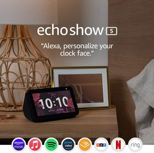 Echo Show 5 - Smart display with Alexa - מסך חכם עם אלכסה Amazon
