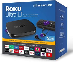 Roku Ultra LT 4K/HDR/HD Streaming Player נגן סטרימינג רוקו אולטרה LT 4K / HDR / HD