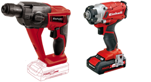 מברגת אימפקט  + פטישון 18V עם סוללת 4 אמפר ומטען