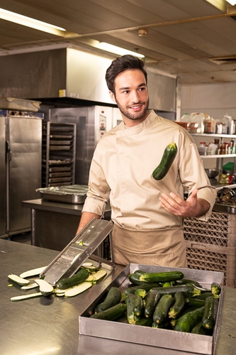 ג'קט שף חאקי