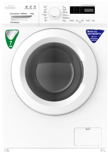 מכונת כביסה 7 ק''ג לבן/כסוף SUZUKI ENERGY