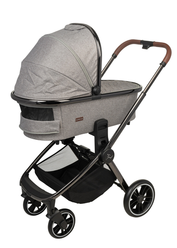 New Cielo PL Black Chrome 2021-ריפוד אפור ידית חומה