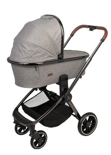 New Cielo PL Black Chrome 2021-ריפוד אפור ידית חומה