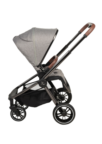 New Cielo PL Black Chrome 2021-ריפוד אפור ידית חומה