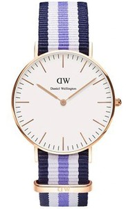 Daniel Wellington DW00100037 גודל 36MM רצועת בד