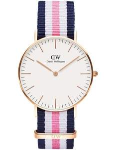Daniel Wellington DW00100034 גודל 36MM רצועת בד