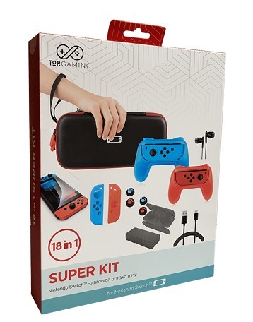 ערכת אביזרים 18 ב-1 עבור Nintendo Switch