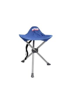 כסא 3 רגלים גבוה כחול OUTDOOR