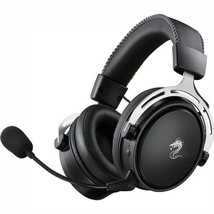 אוזניות גיימינג אלחוטיות - DRAGON GAMING TITANIUM SILVER