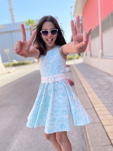 שמלת מיני מודפסת