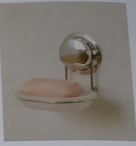 מחזיק סבון כרום וואקום