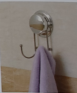 וו תלייה כפול למגבת בוואקום