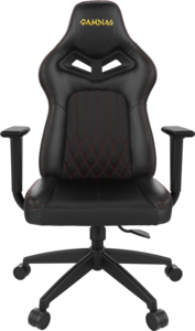 כיסא גיימינג תפרים אדומים - Gamdias Achilles E3 כולל תאורת RGB