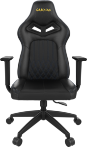 כיסא גיימינג תפרים כחולים - Gamdias Achilles E3 כולל תאורת RGB