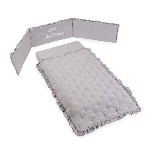 סט קומפלט וולן אפור כהה