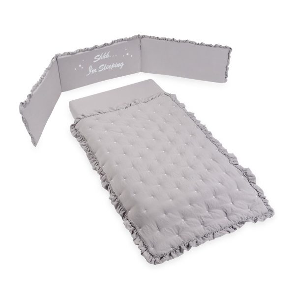 סט קומפלט וולן אפור כהה