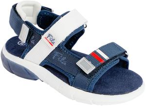 סנדלים פילה לילדים עם אורות בצבע כחול לבן |24-32 | FILA 300211