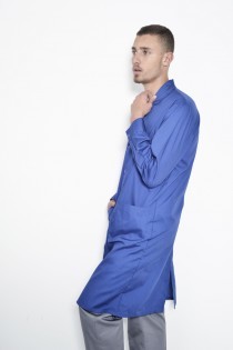 חלוק ארוך עם חפת בשרוול רויאל