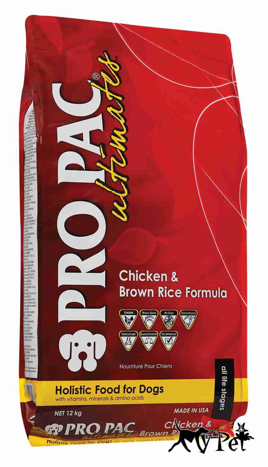 פרופק אולטימט בוגר עוף ודגנים מלאים 12 ק"ג