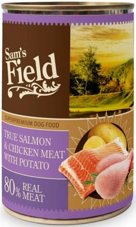 סמס פילד שימורים סלמון ועוף עם תפו"א