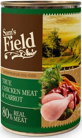 סמס פילד שימורים עוף וגזר