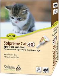 4 אמפולות סולפרם לחתול עד 4 ק"ג