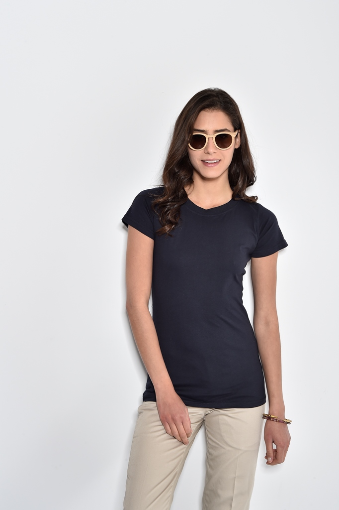  טריקו נשים שרוול קצר נייבי