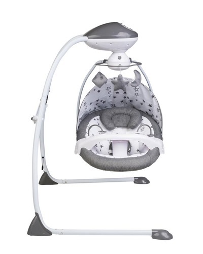 נדנדה חשמלית לתינוק STAR - אפור ספורט ליין