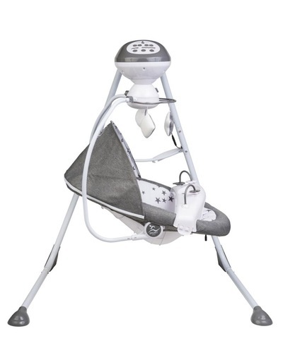 נדנדה חשמלית לתינוק STAR - אפור ספורט ליין