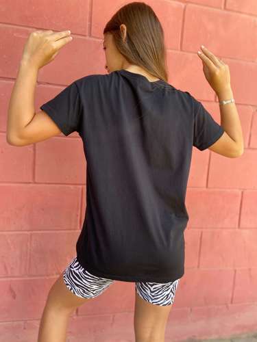 חולצת אוברסייז דפוס