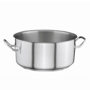 סיר נמוך 18 ס"מ גובה 8 ס"מ 1.8 ליטר נירוסטה 18/10 מתאים לאינדוקציה